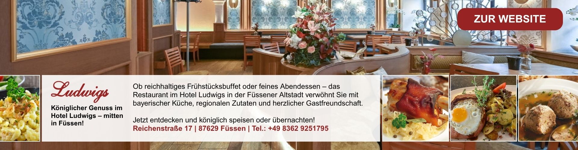 Restaurant & Hotel Ludwigs in Füssen Restaurant & Hotel Ludwigs in Füssen